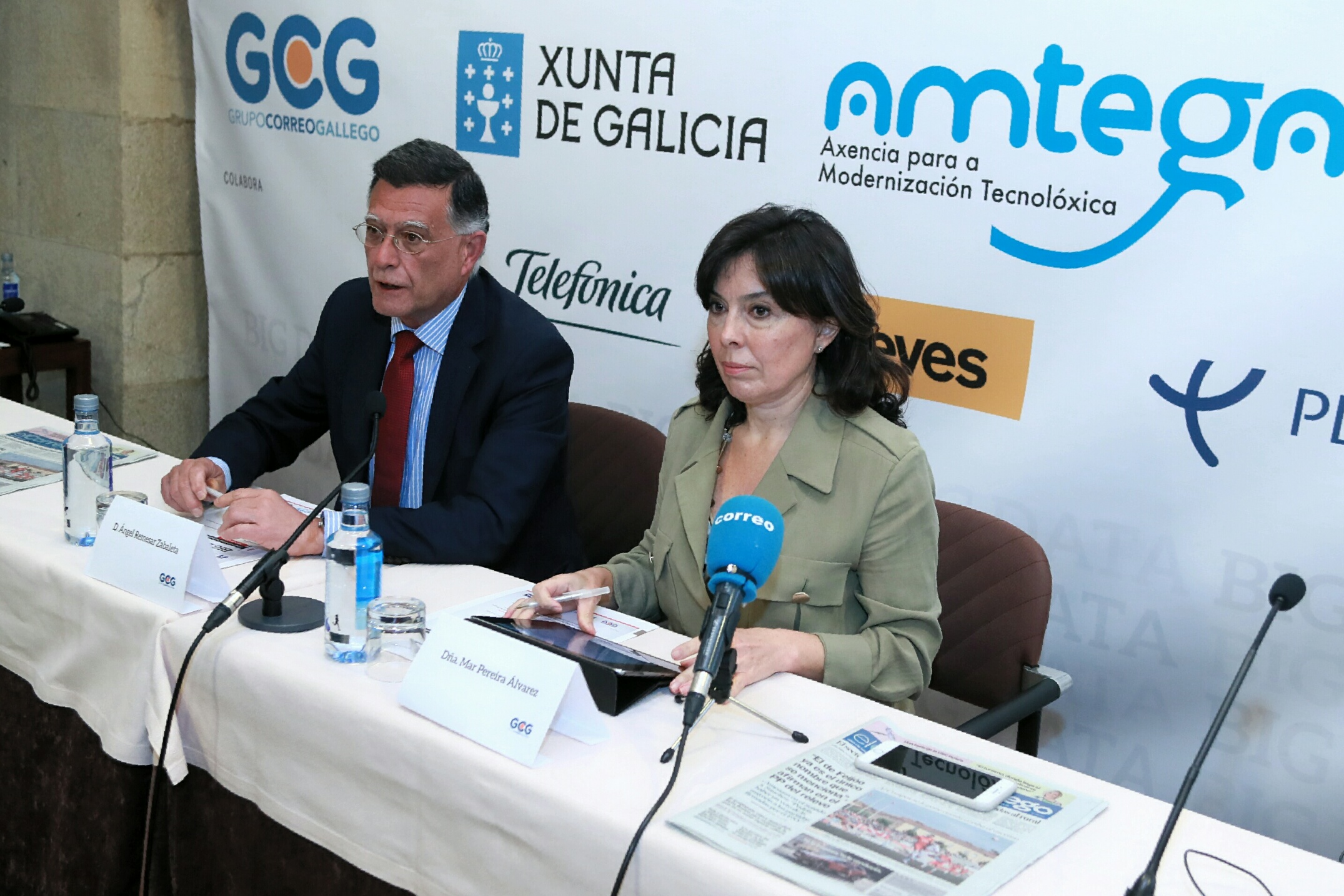 Mar Pereira no Foro Big Data.