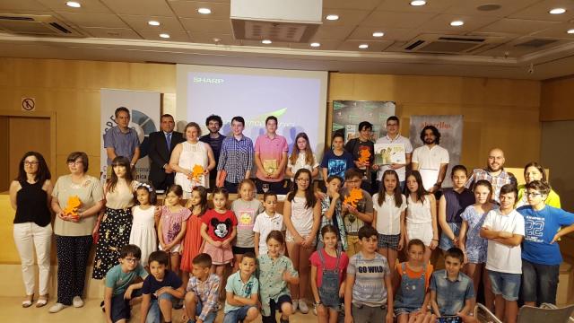 Premiados del concurso escolar Aprendo Programando.