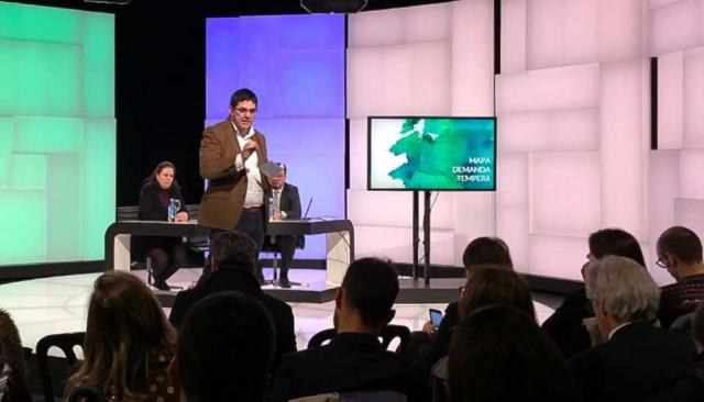 Imagen de la presentación en la que se explicaron los detalles de esta licitación.