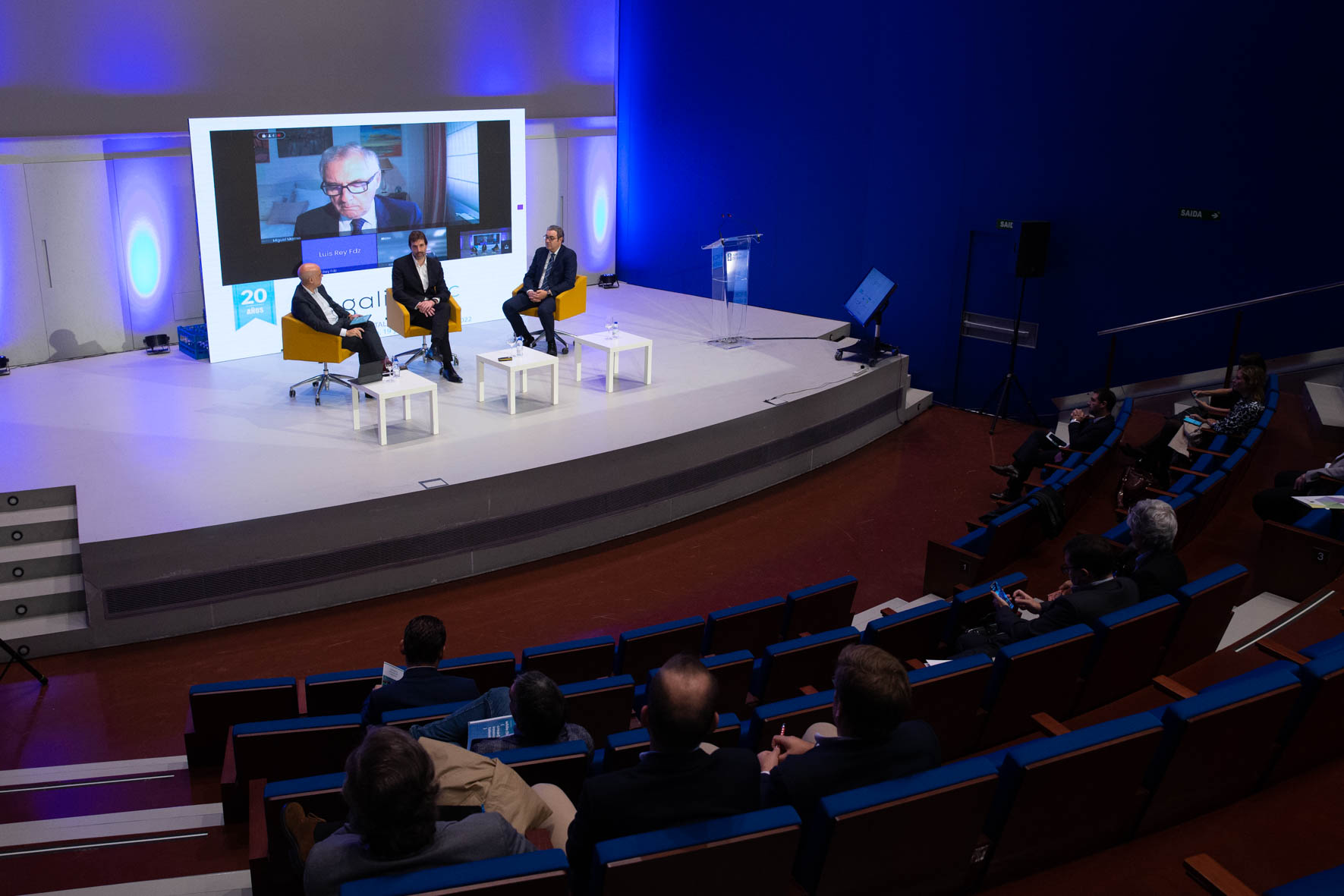 Momento da inauguración de GaliciaTIC.