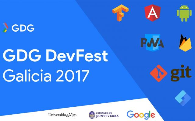 Cartel GDG DevFest Galicia 2017.