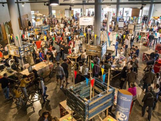 Imagen de la anterior Maker Faire Galicia.