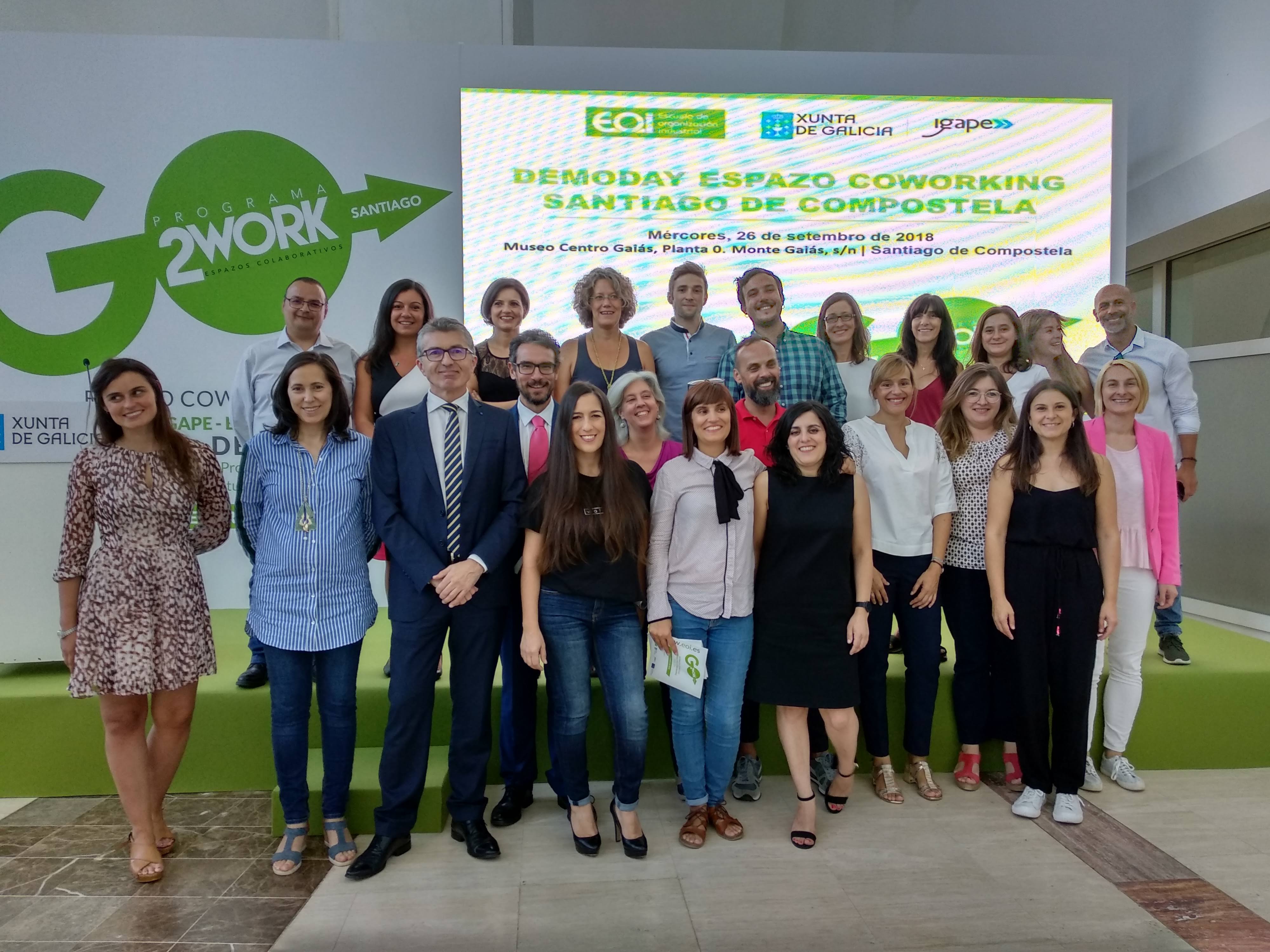 Participantes na presentación dos proxectos.