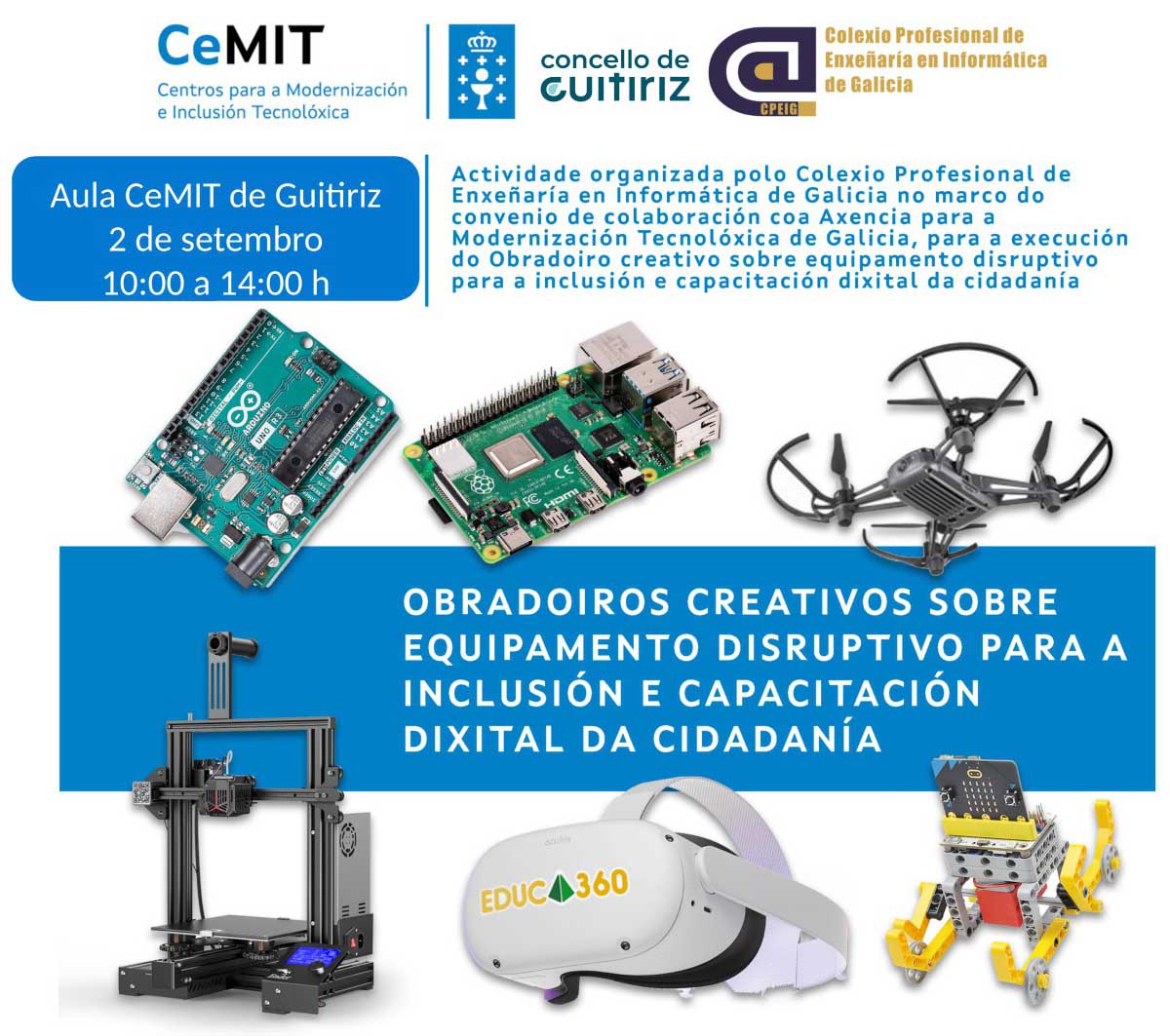 Cartel de la iniciativa.