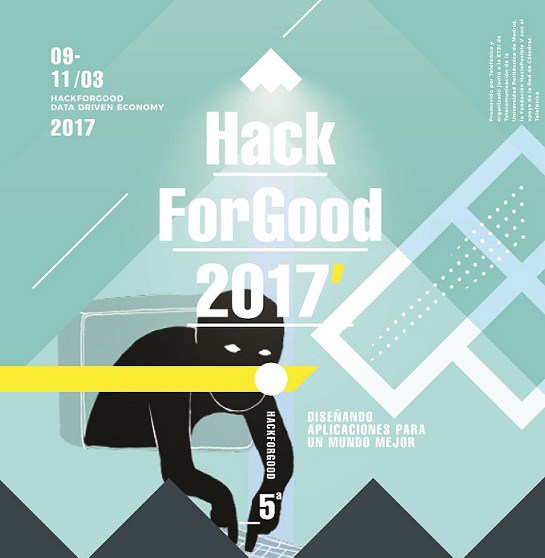 Cartel de HackForGood 2017.