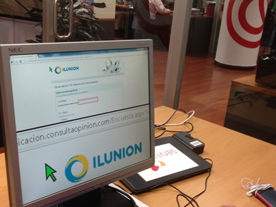 PC con la imagen de ILUNION