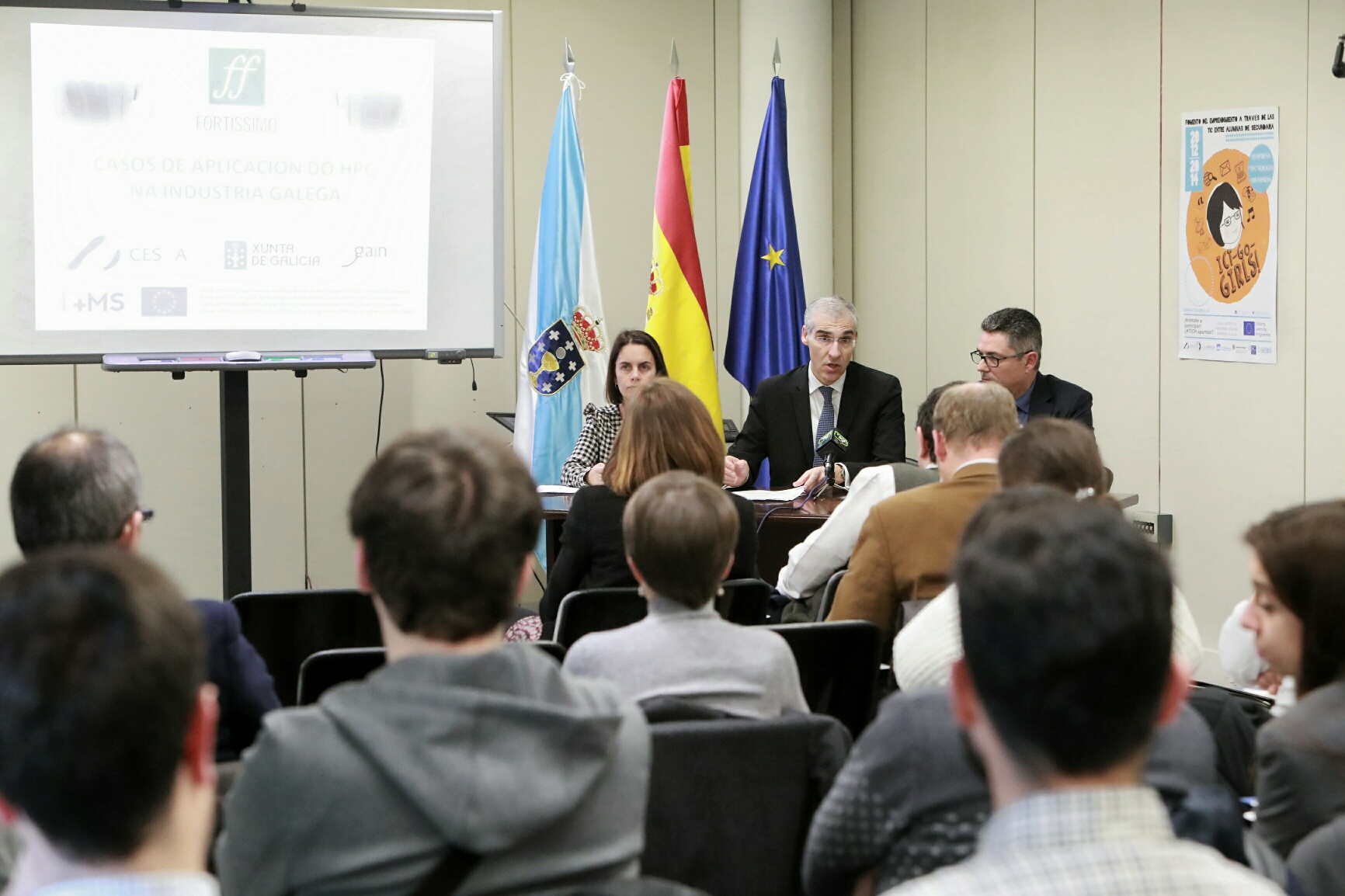 Clausura de la jornada Casos de aplicación de la Computación de alto rendimiento en la industria gallega.