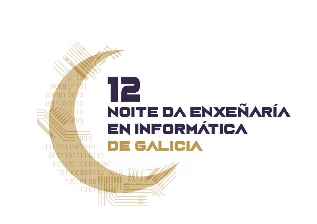 Logo de la Noche de la Ingeniería en Informática de Galicia.