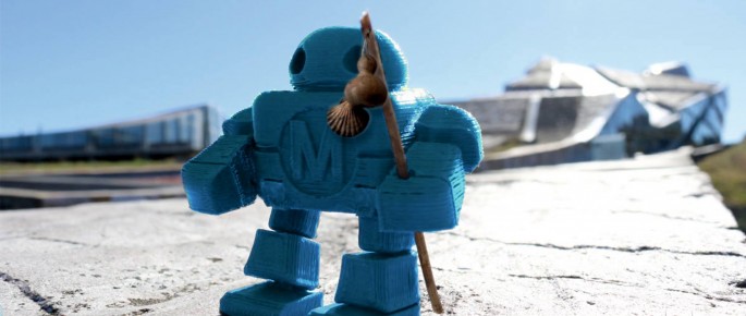 Mascota de la feria impresa en 3D.