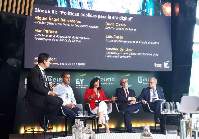 Mar Pereira na xornada España na Europa da Intelixencia Artificial.