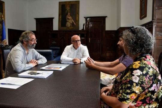 Reunión de los responsables de la iniciativa.