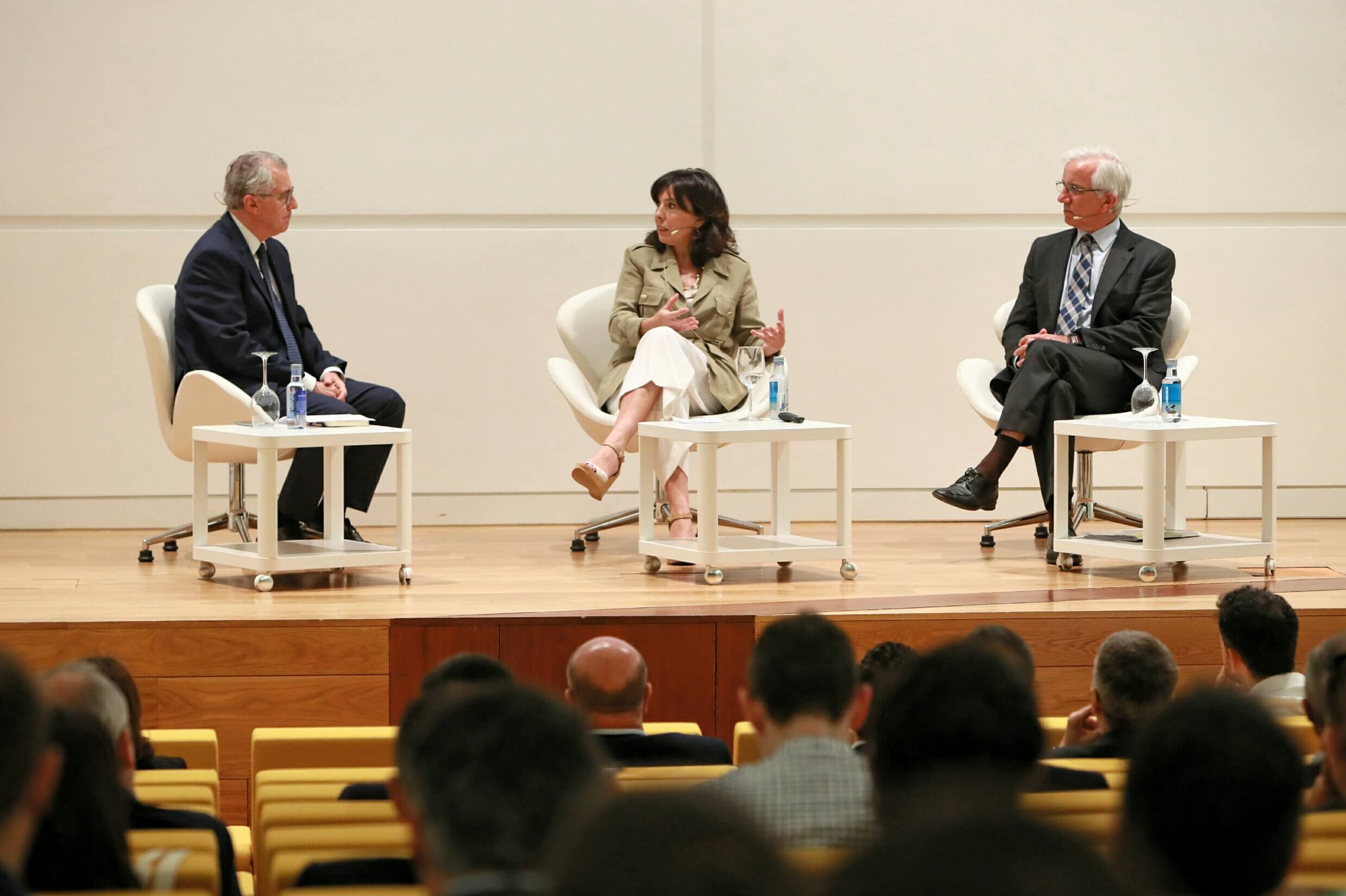 Mar Pereira, Miguel Merino e Carlos Abal.