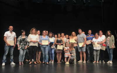 Acto de entrega de los diplomas.