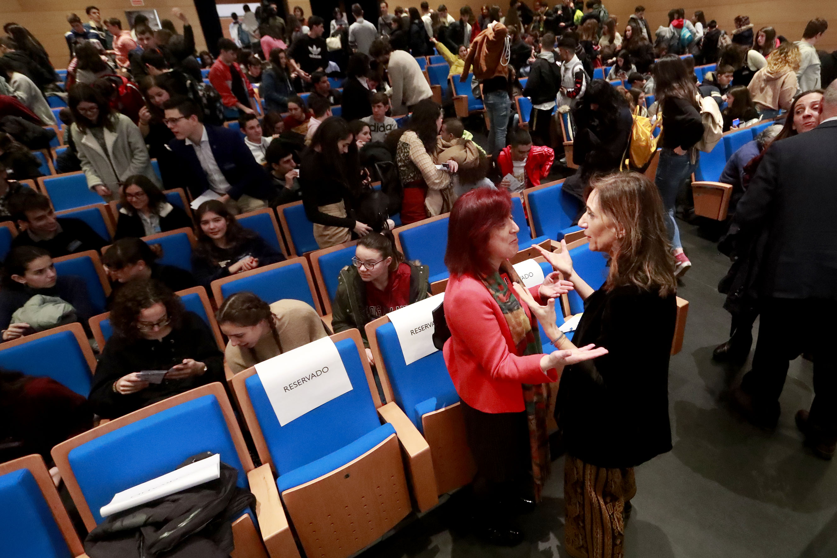 A conselleira participou no congreso da Axencia Espacial Escolar Galega NOSA.