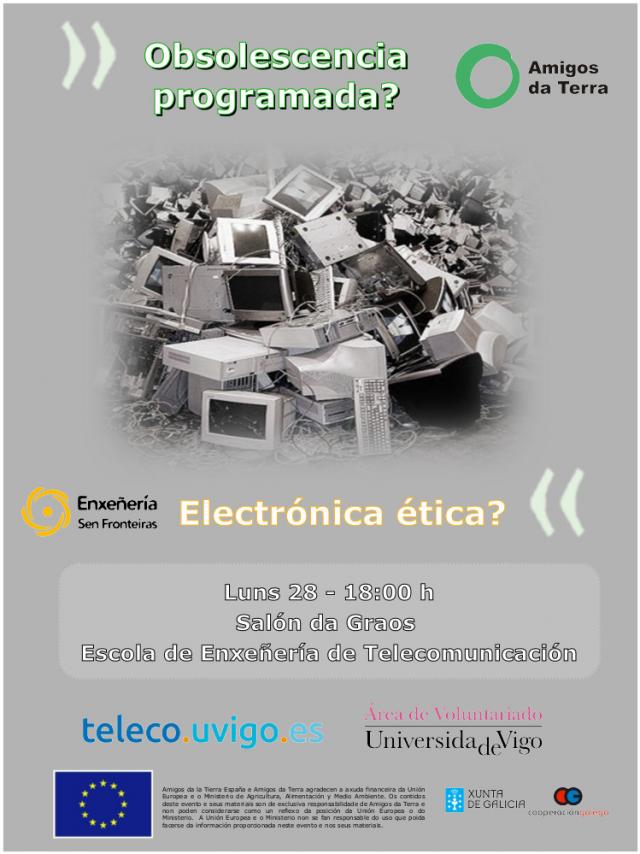 Cartel de la charla.