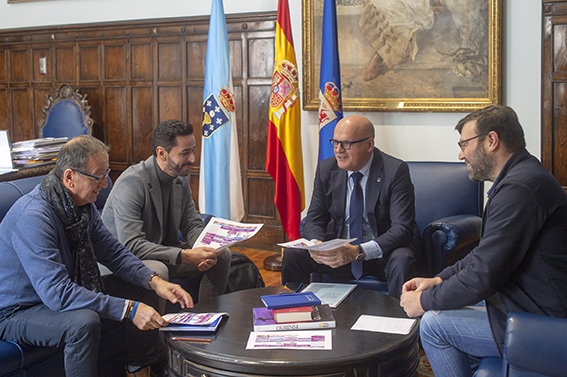 Manuel Baltar reunido con los promotores de la ICC Week.