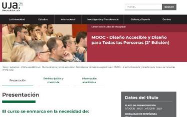 Web del curso.