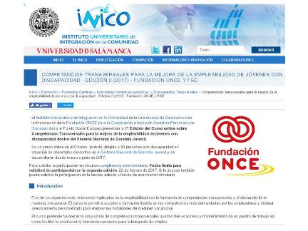 Pantallazo del curso.