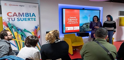 Inauguración del curso de programacion web en diciembre de 2019.