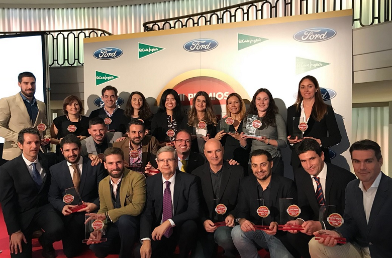 Galardonados en los premios de la revista Gadget.