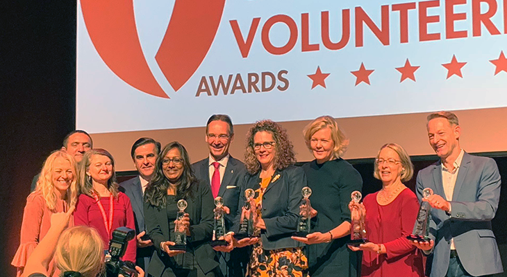 Premiados nos Global Corporate Volunteering Awards (IAVE).