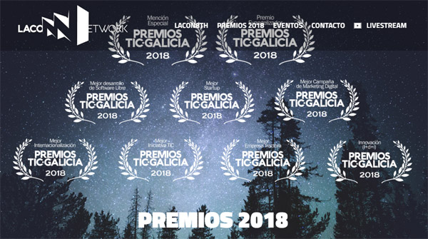 Cartel de los premios.