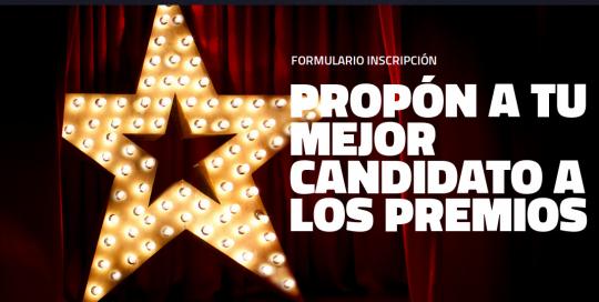 Cartel de presentación de los premios.