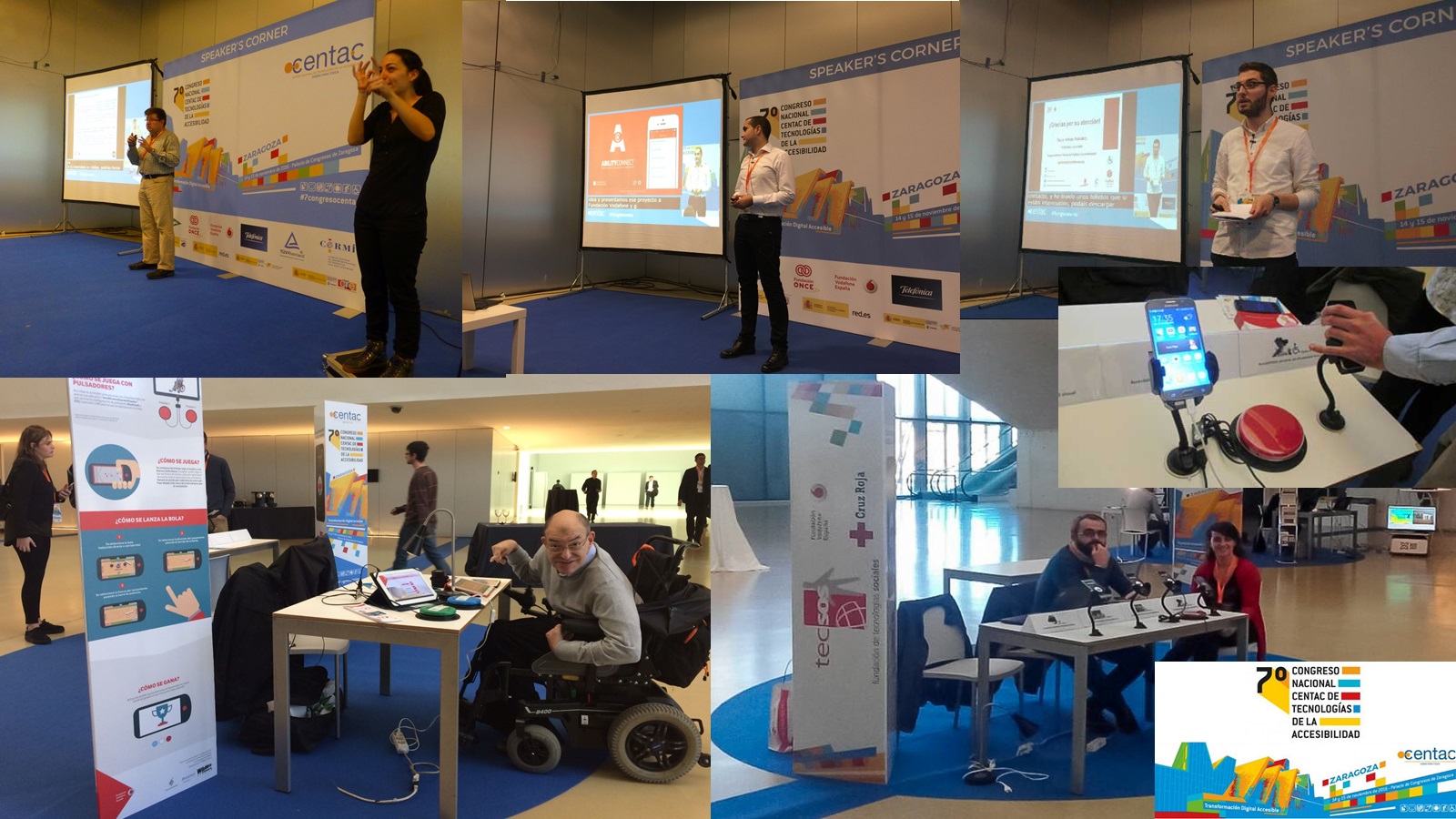 Presentaciones en el congeso del Centac.