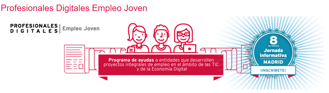 Logo Profesiones Digitales Empleo Joven.