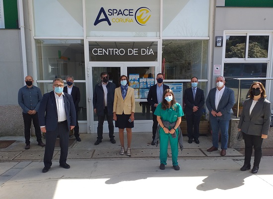 Reunión en la sede de Aspace.