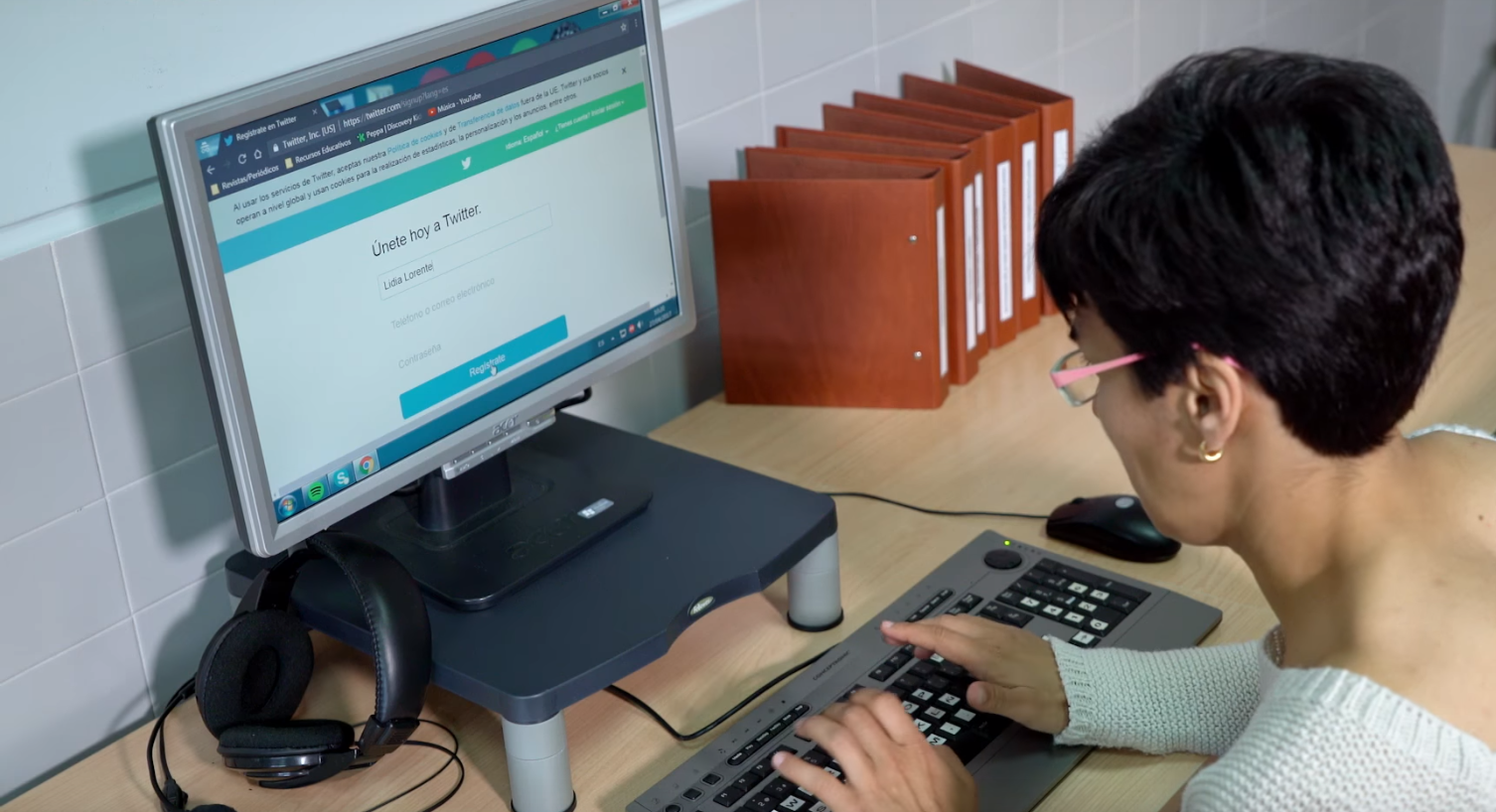 Usuaria de ASPACE Toledo.