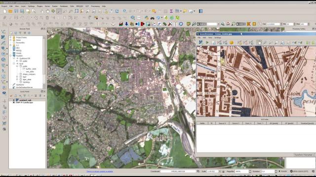Pantallazo de QGIS.