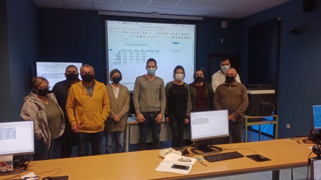 Acto de clausura del curso.