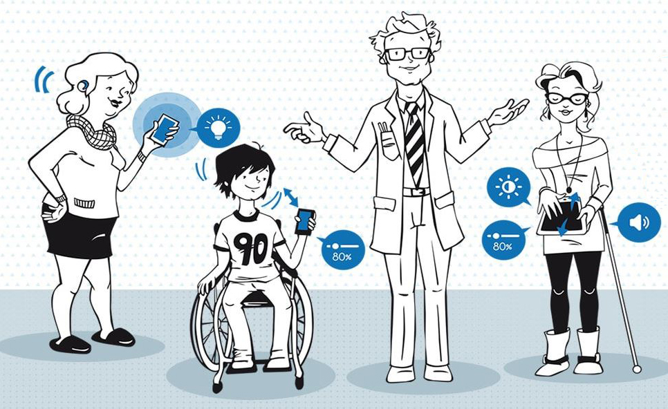 Imaxe da web 'Tecnoloxía para todos' de Samsung.