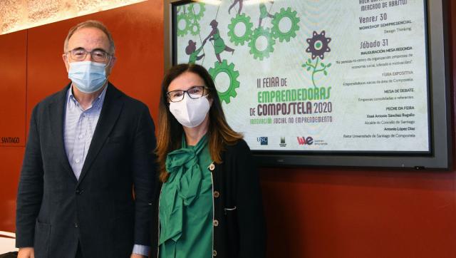 Presentación de la Feria de Octubre de Emprendedoras de Compostela.