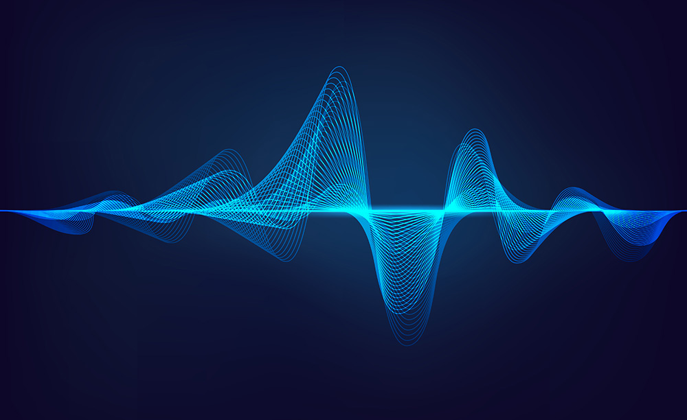 Debuxo que representa unha onda de son.