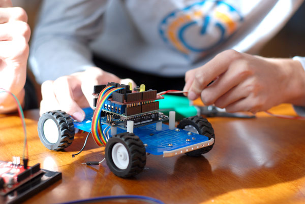 Construción dun robot.