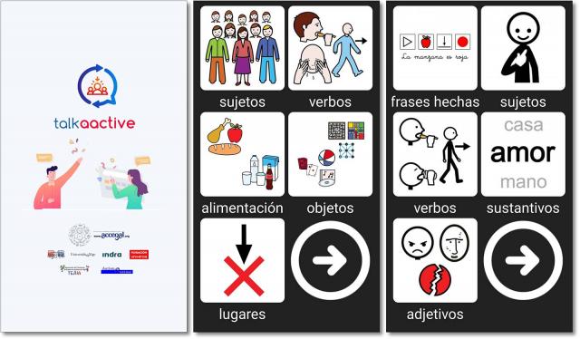 Pantallazos de TalkAActive.