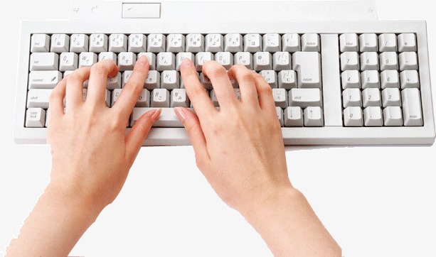 Mans sobre un teclado.