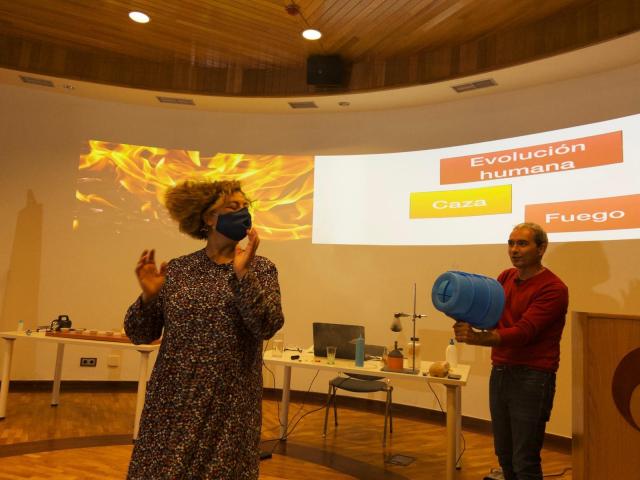 Espectáculo de ciencia de la Tecnópole.