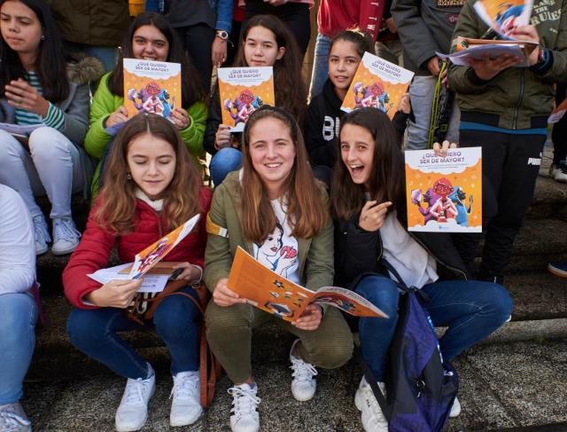 Chicas participantes en las jornadas.