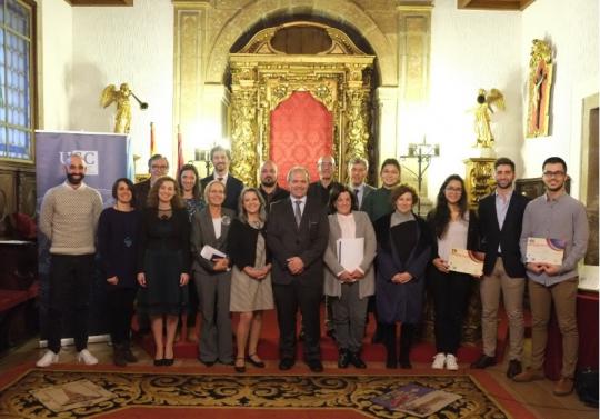 Entrega de los premios del Concurso de Proyectos Empresariales Innovadores.