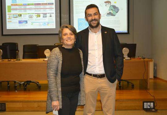 Alma Gómez y Fernando Suárez.