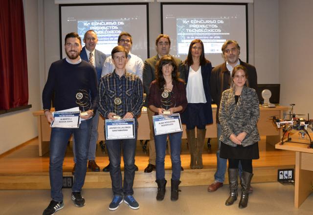 Premiados de los Concurso de Proyectos Tecnológicos.