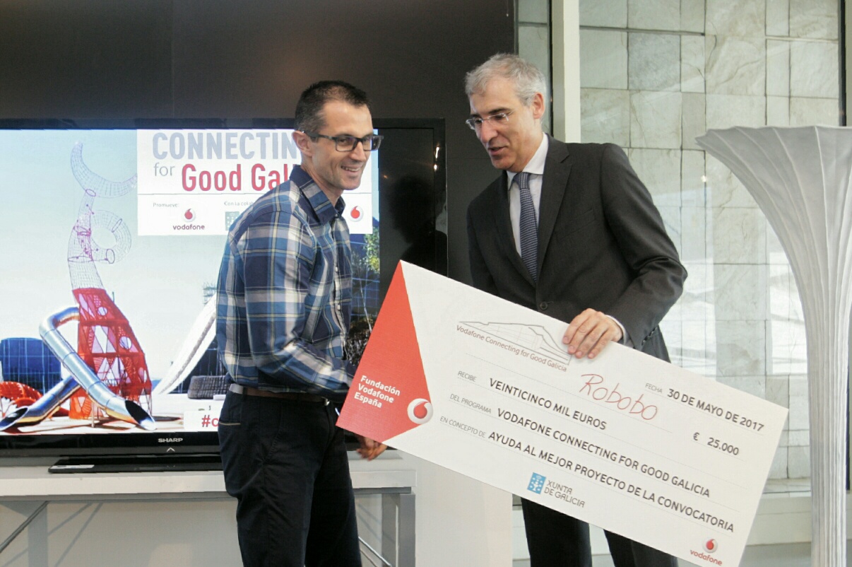 Entrega de premios de Vodafone Connecting for Good.