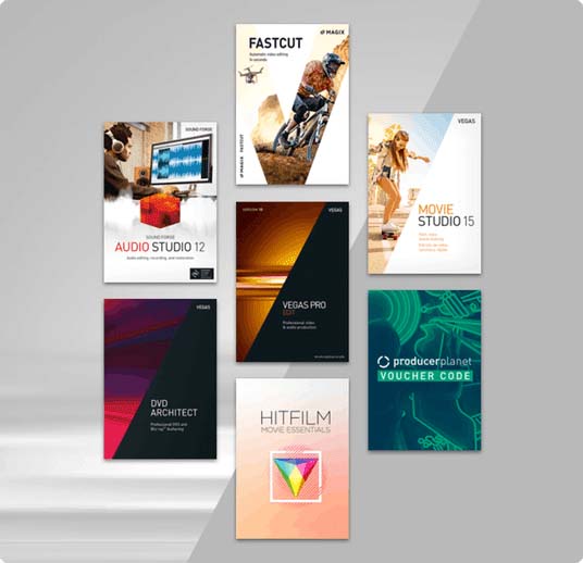 Lote de aplicaciones informáticas centradas en el mundo del vídeo.