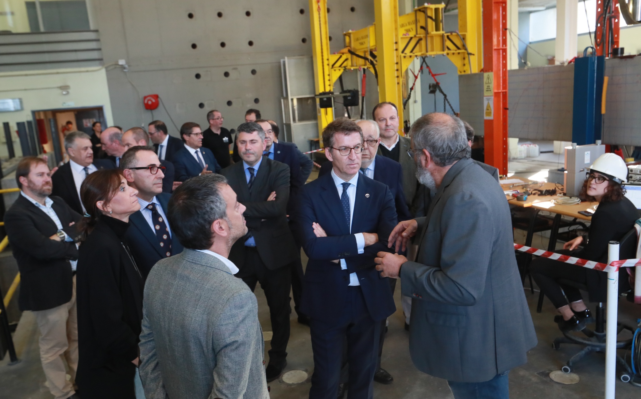 El titular del Gobierno gallego presidió este mediodía la presentación del Campus Innova y visitó el Centro de Innovación Tecnológica en Edificación e Ingeniería.