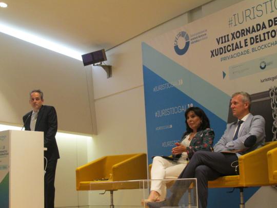 Inauguración de la jornada #IURISTICGAL18.