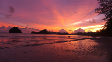 Atardecer.