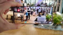 Smartphone grabando un vídeo.